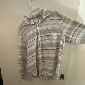 Tommy Bahama Striped Button Up XL